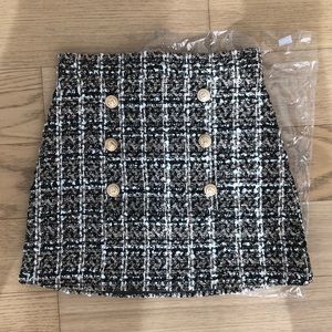 A-Line Tweed Skirt (NEW with PACKAGING)